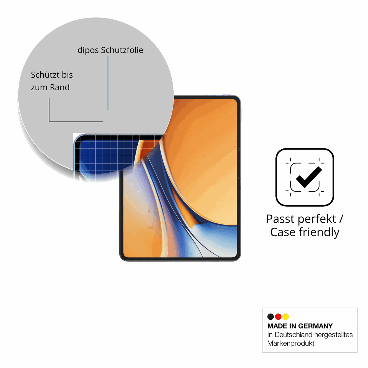 2x 9H Schutzfolie matt für Realme Pad 3 11.6 Zoll Panzerfolie