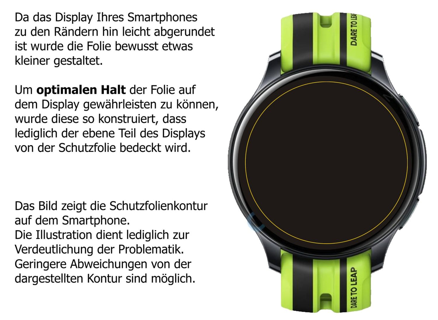 6x Schutzfolie klar für Realme Watch T1 Display-Schutzfolie