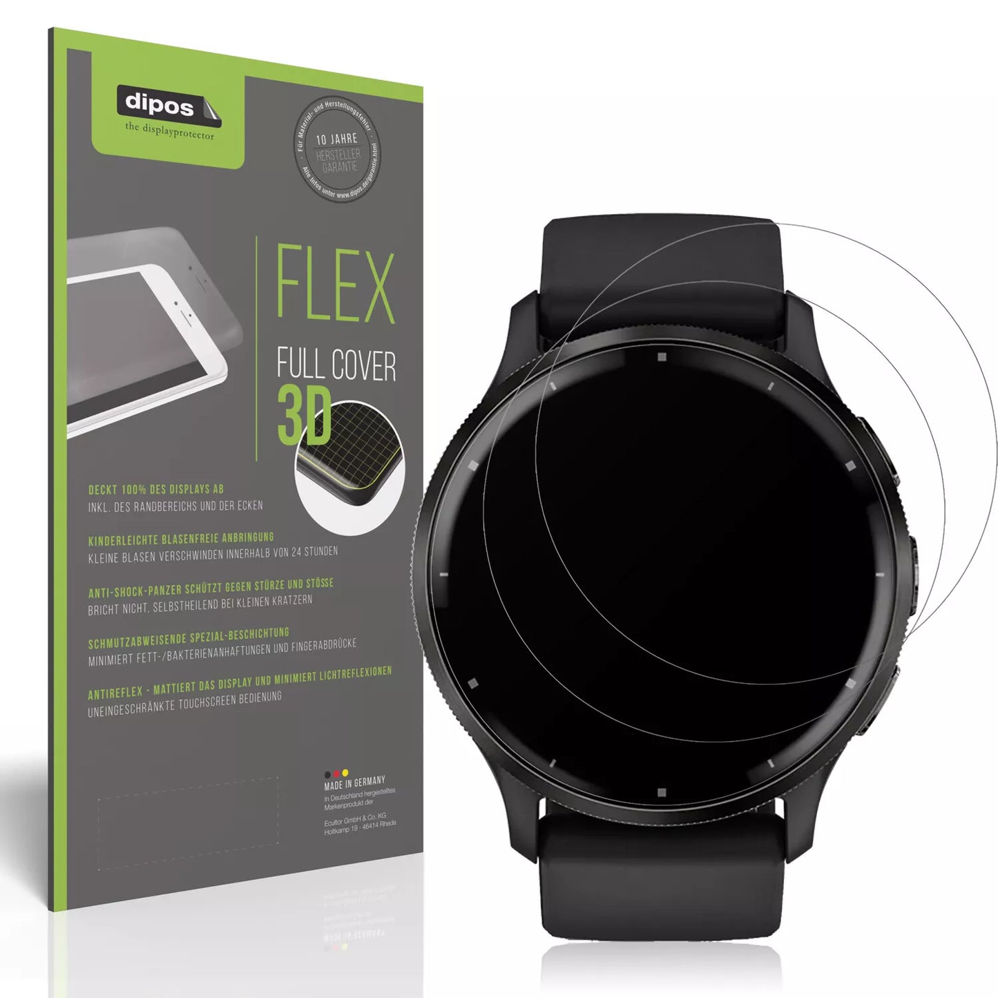 Displayschutzfolie passend für Garmin Venu 3 (45mm)