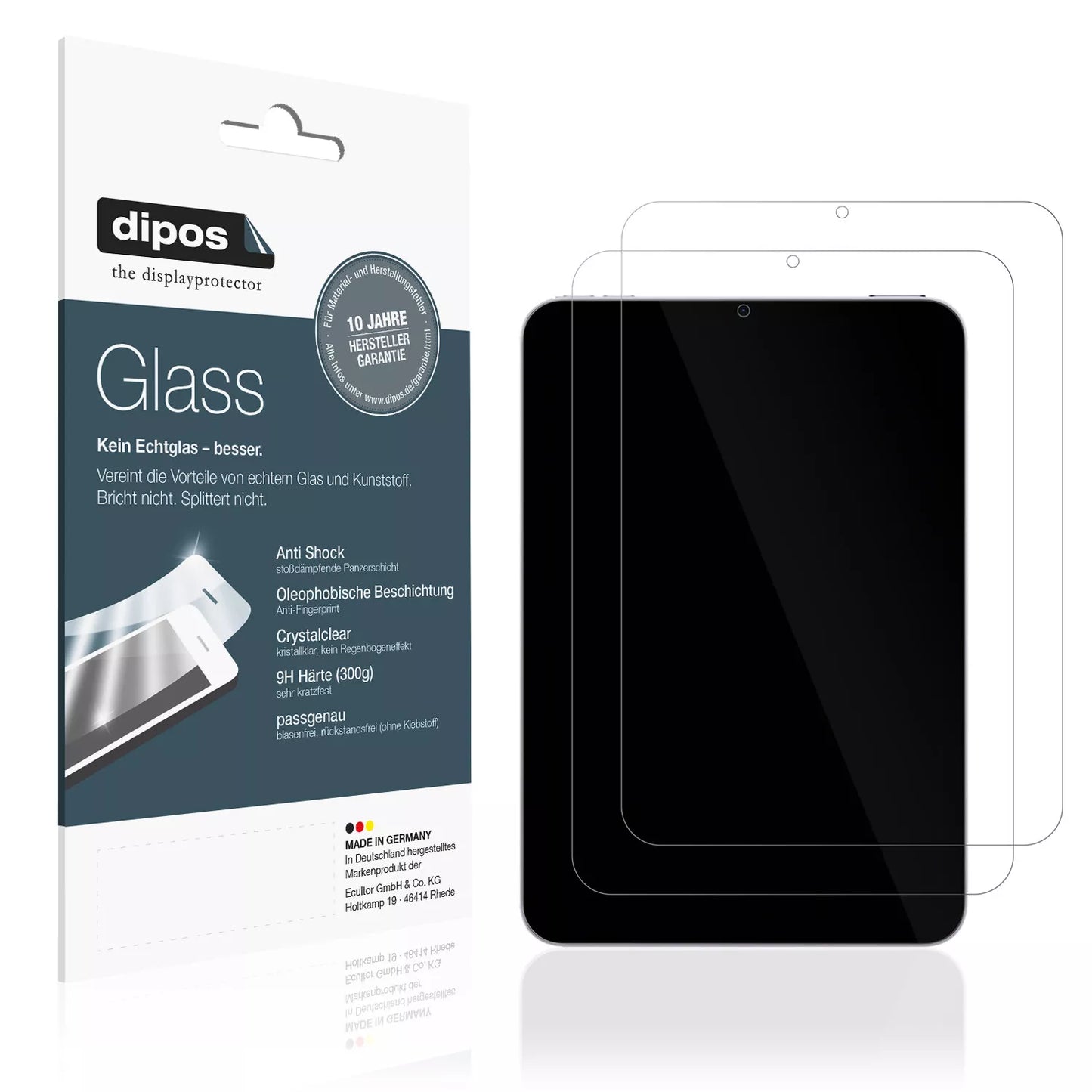 Displayschutzfolie passend für Apple iPad mini (2024) 7. Generation