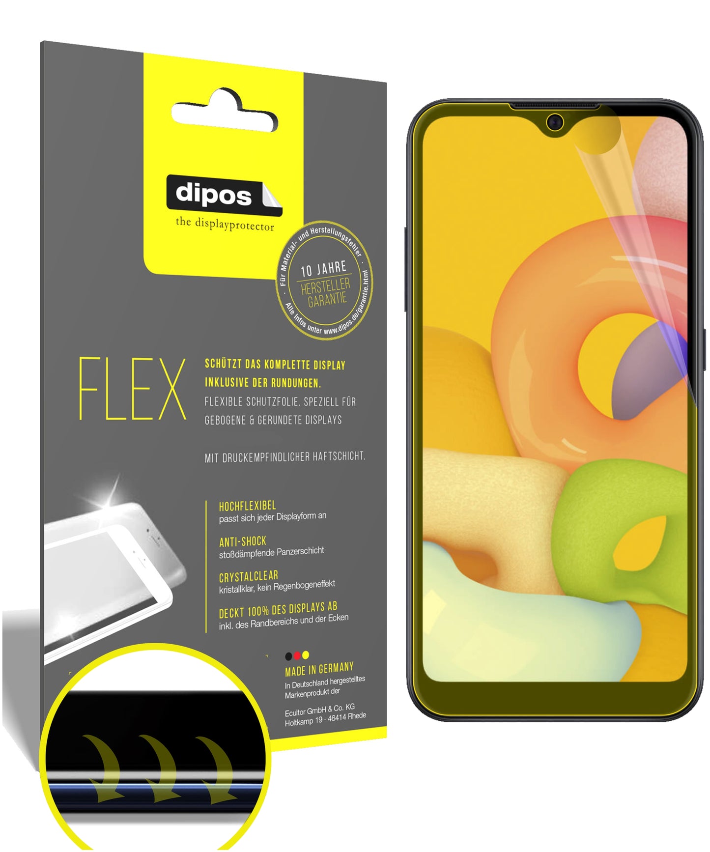 3D Full Cover Displayschutzfolie: Case-freundlicher Schutz mit perfekter Passform für dein Display.