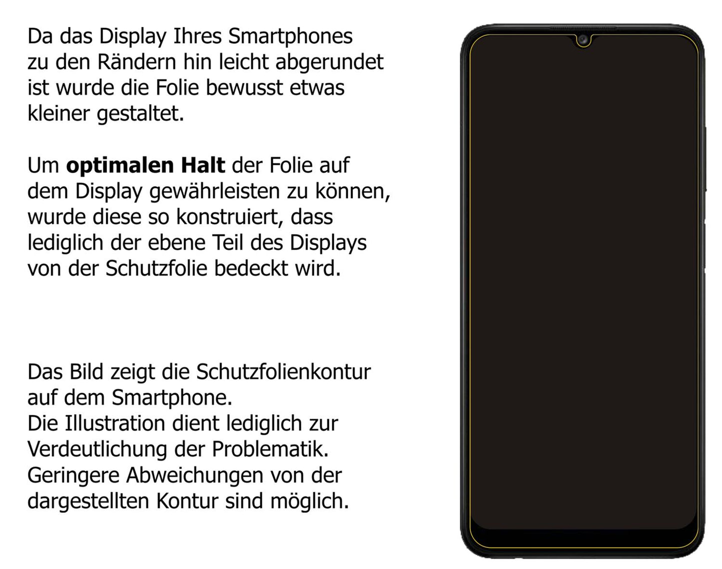 5x Schutzfolie klar für Samsung Galaxy A03s Display-Schutzfolie