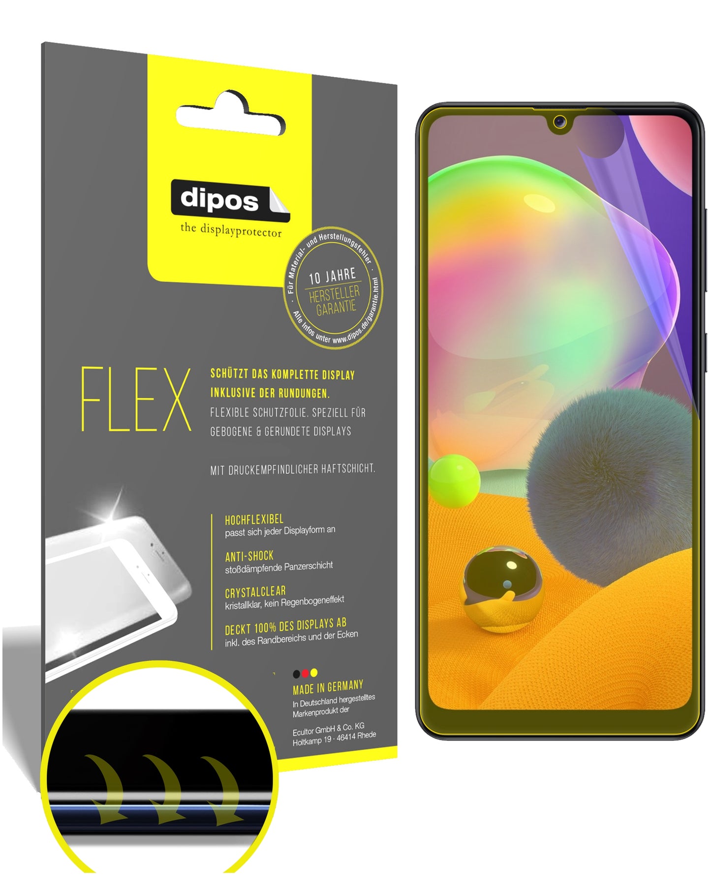 3D Full Cover Displayschutzfolie: Case-freundlicher Schutz mit perfekter Passform für dein Display.