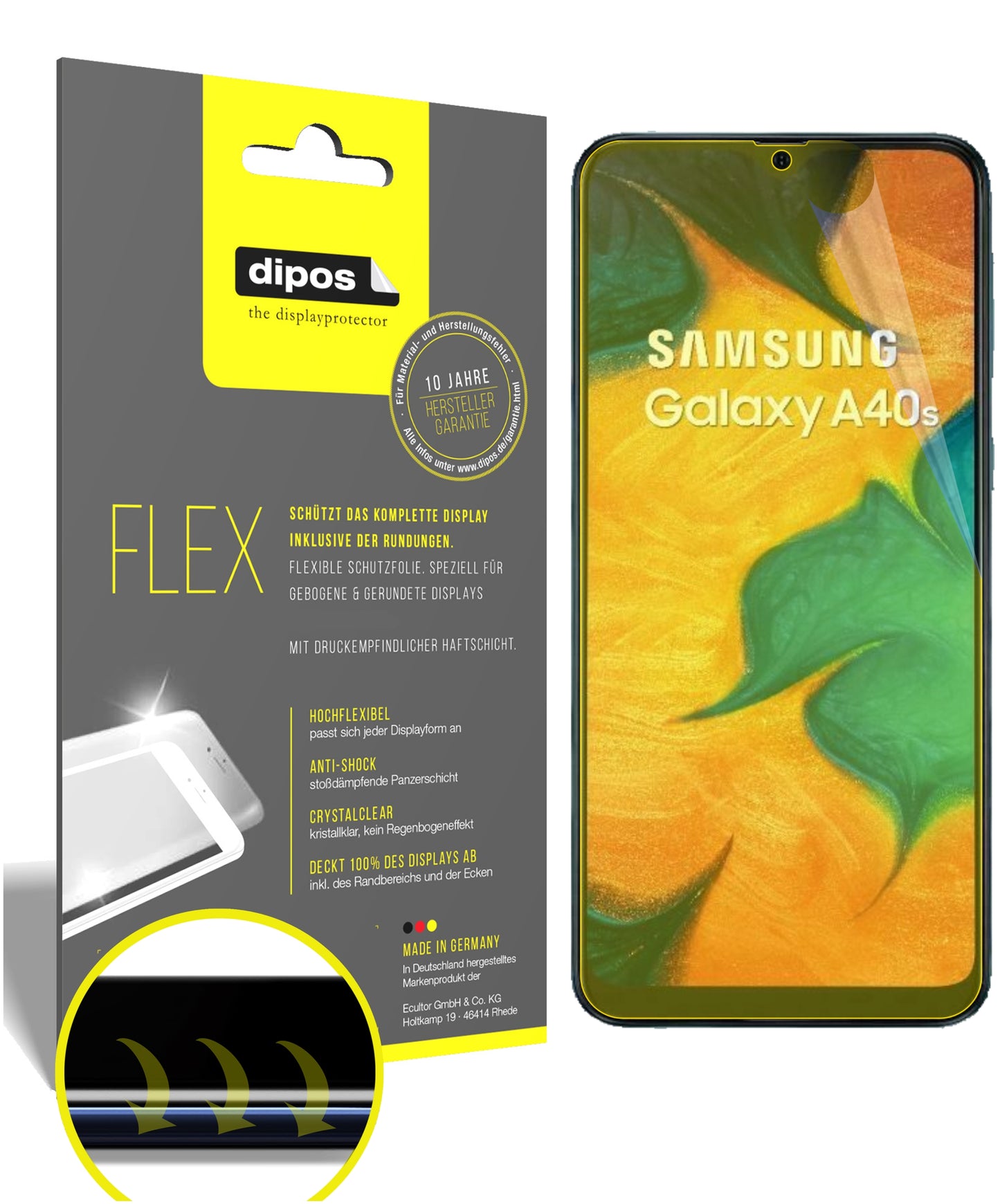 3D Full Cover Displayschutzfolie: Case-freundlicher Schutz mit perfekter Passform für dein Display.