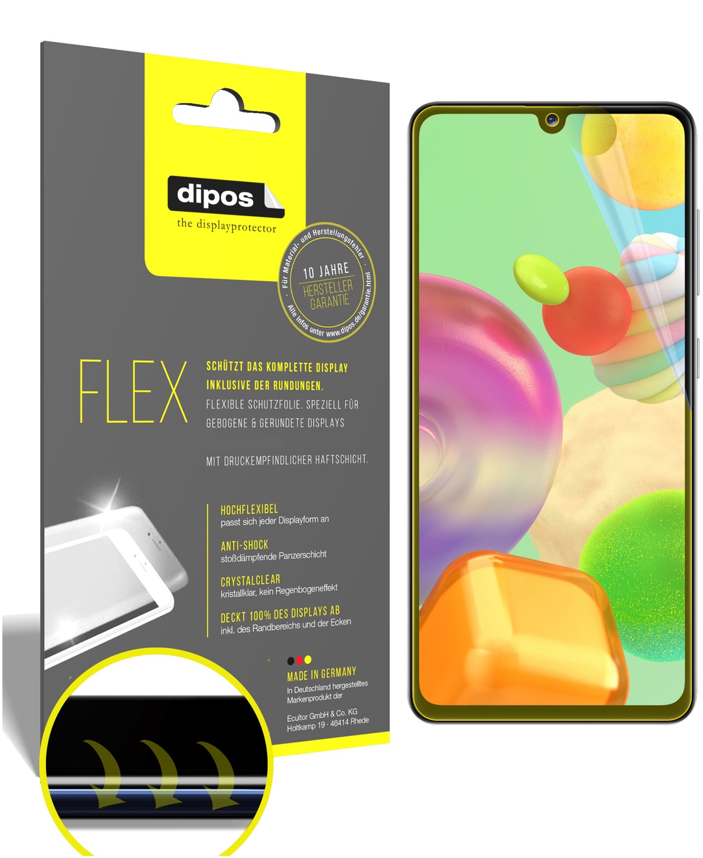 3D Full Cover Displayschutzfolie: Case-freundlicher Schutz mit perfekter Passform für dein Display.