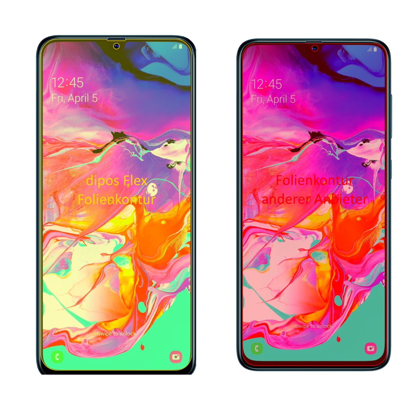 3D Full Cover Displayschutzfolie: Case-freundlicher Schutz mit perfekter Passform für dein Display.