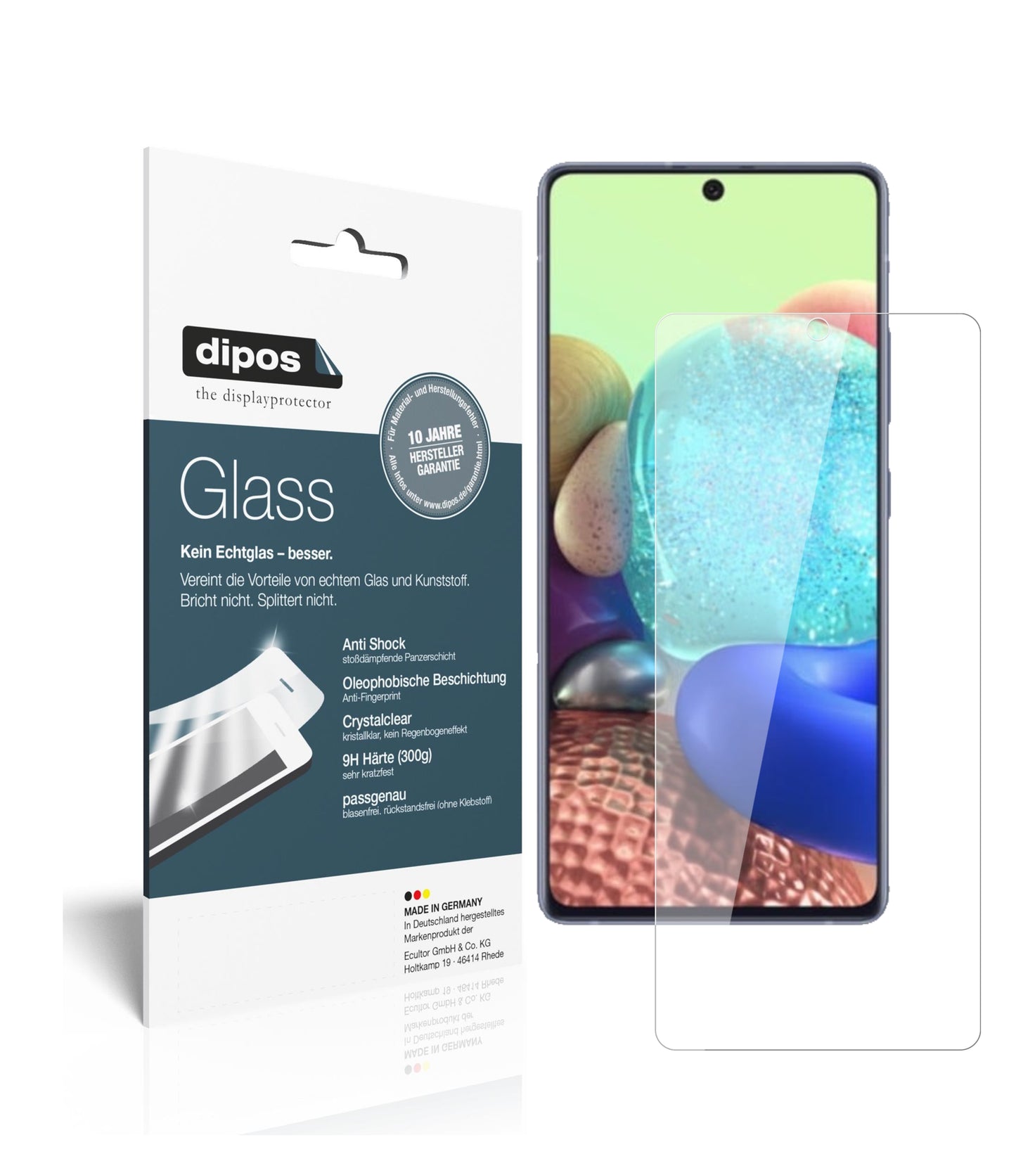 Perfekte Passform und ultimative Qualität: Unser 9H Panzerglas bietet Schutz für Samsung-Galaxy A71 5G