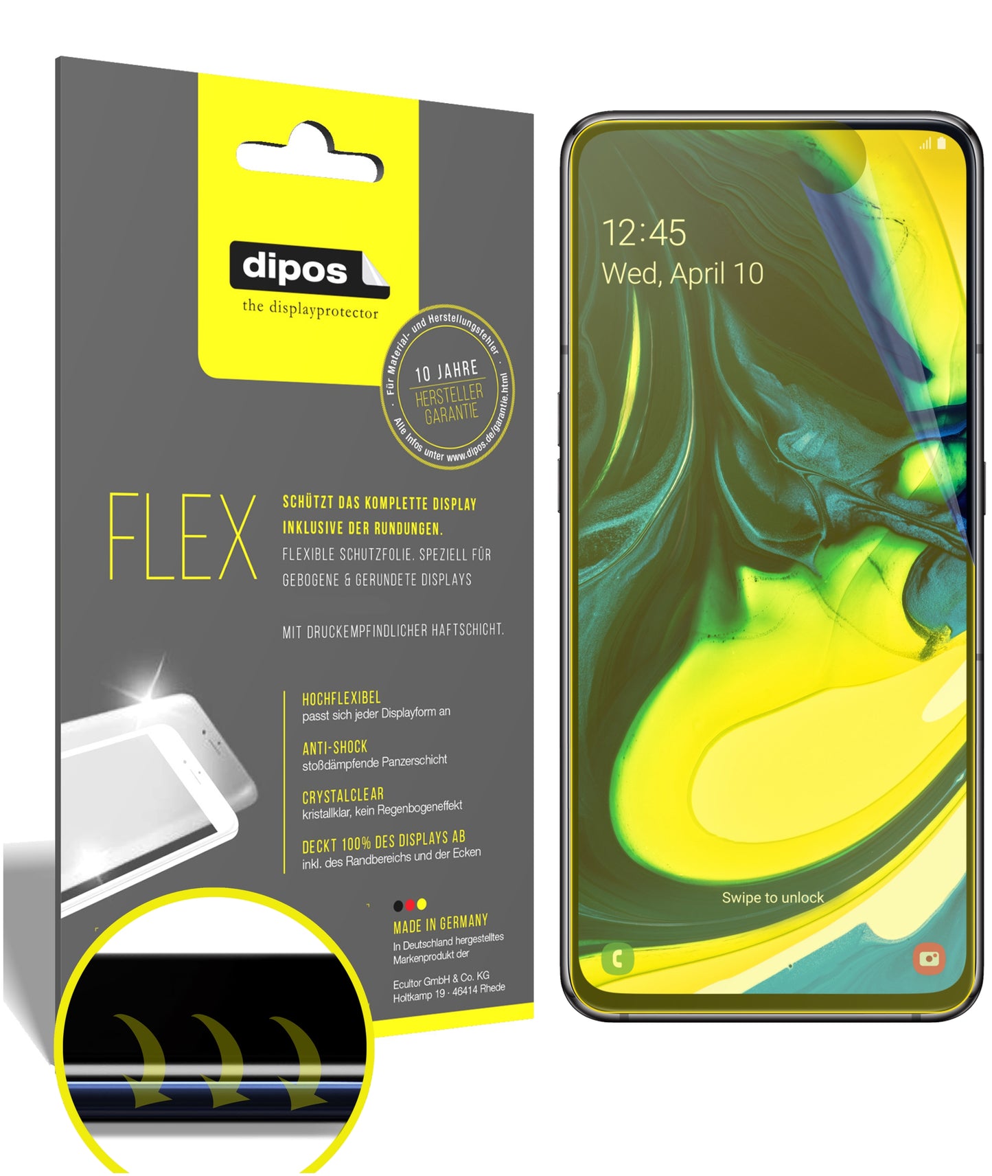 3D Full Cover Displayschutzfolie: Case-freundlicher Schutz mit perfekter Passform für dein Display.