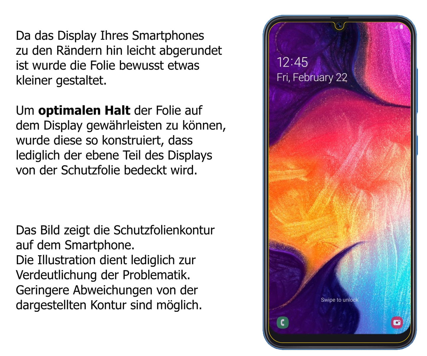 2x Schutzfolie klar für Samsung Galaxy A90 5G Display-Schutzfolie
