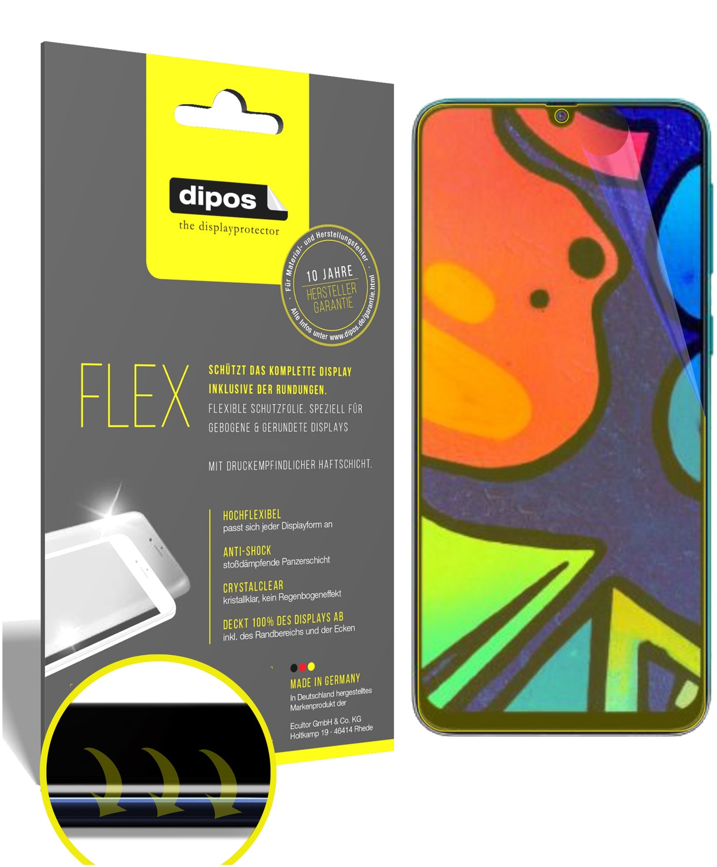 3D Full Cover Displayschutzfolie: Case-freundlicher Schutz mit perfekter Passform für dein Display.