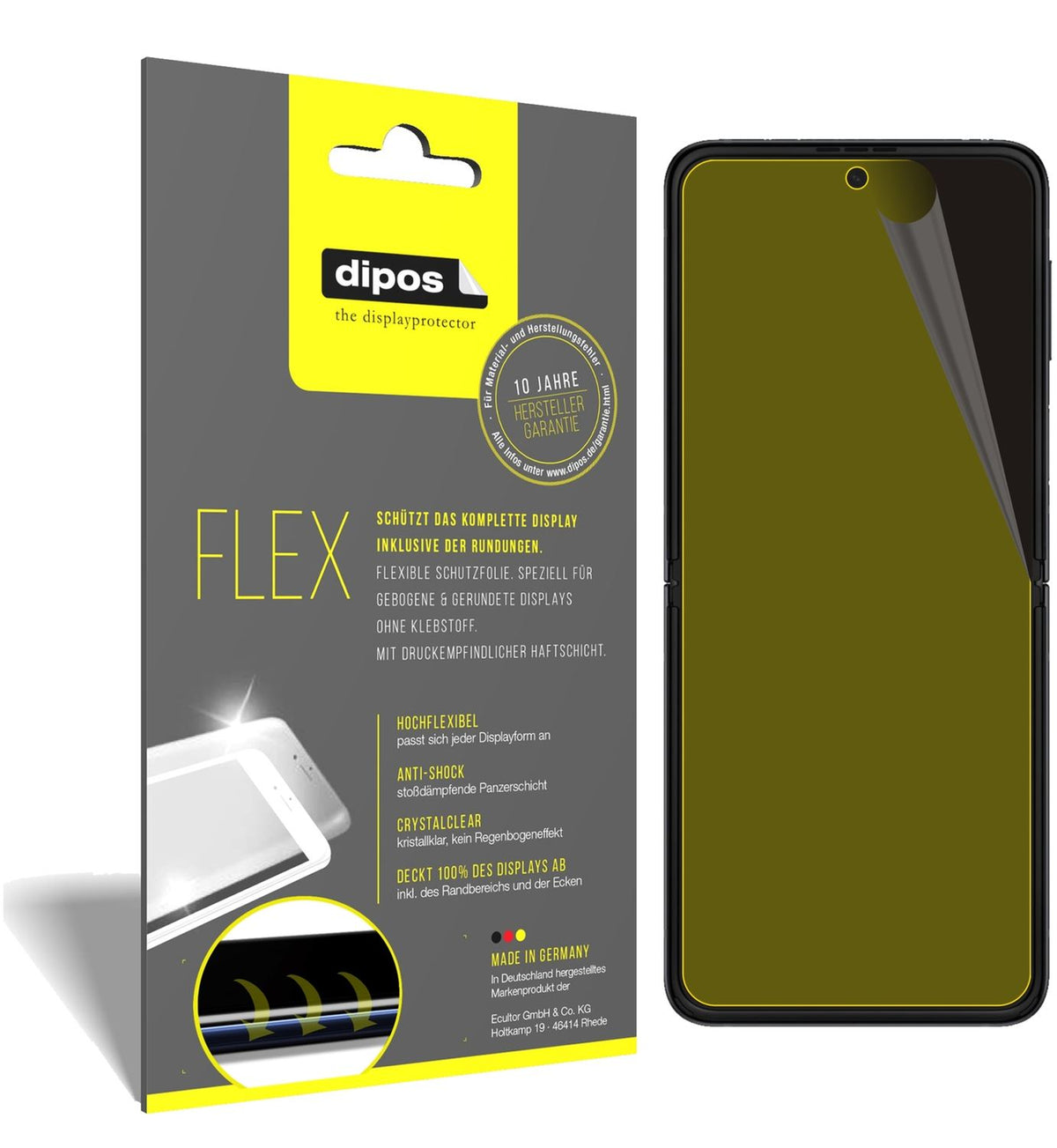 3D Full Cover Displayschutzfolie: Case-freundlicher Schutz mit perfekter Passform für dein Display.