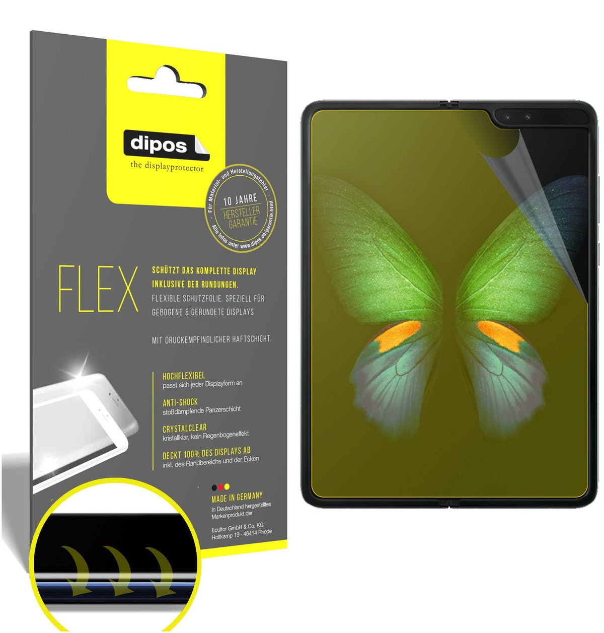 3D Full Cover Displayschutzfolie: Case-freundlicher Schutz mit perfekter Passform für dein Display.
