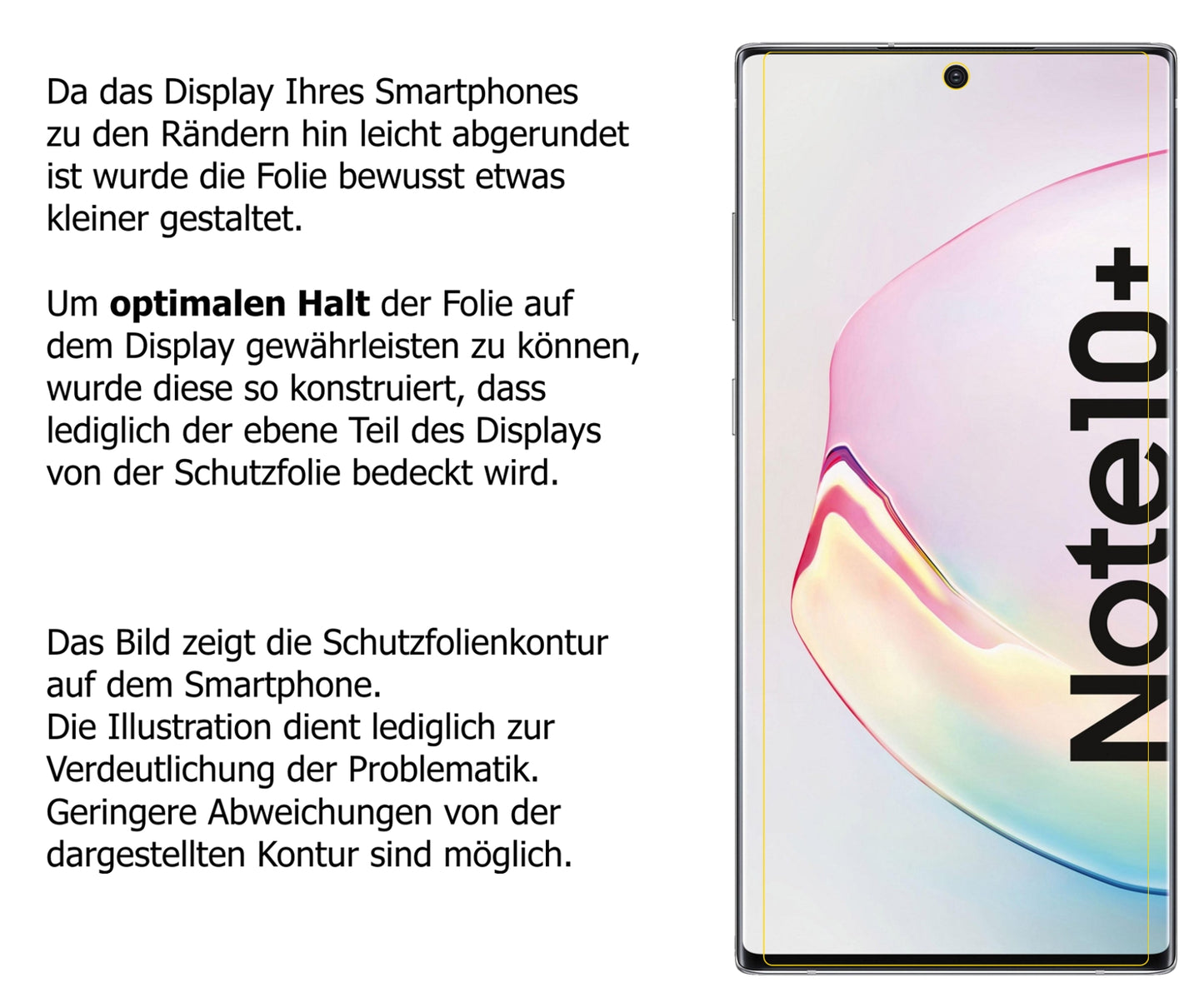 6x Schutzfolie matt für Samsung Galaxy Note 10 Plus 5G Display-Schutzfolie (3x Vorderseite + 3x Rückseite)