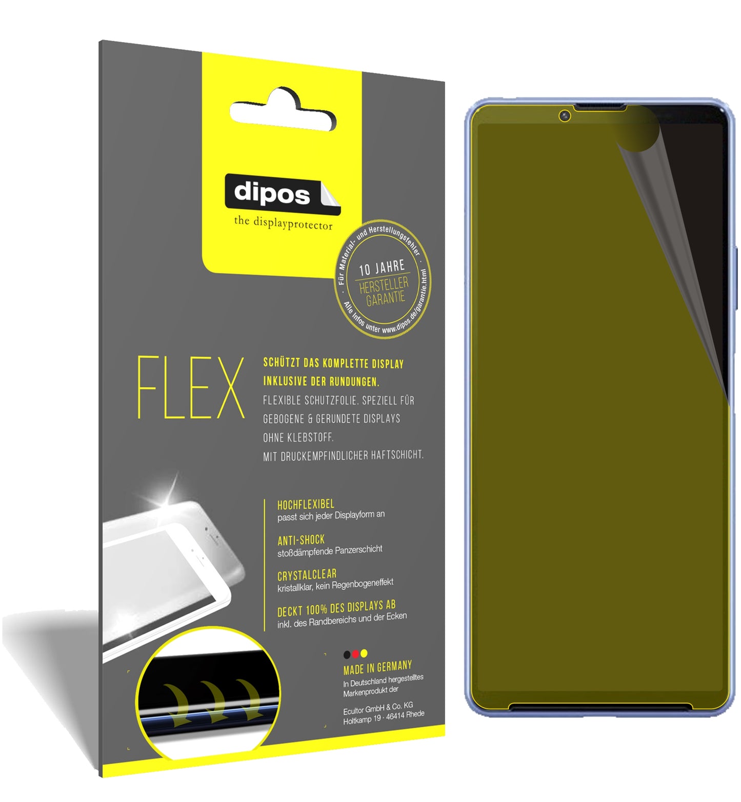 3D Full Cover Displayschutzfolie: Case-freundlicher Schutz mit perfekter Passform für dein Display.