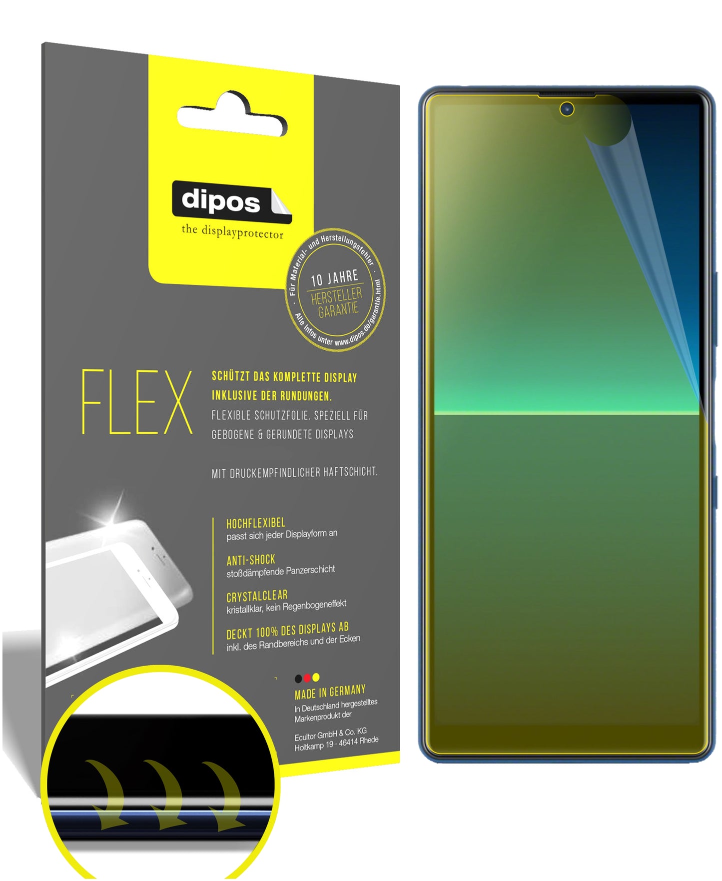 3D Full Cover Displayschutzfolie: Case-freundlicher Schutz mit perfekter Passform für dein Display.