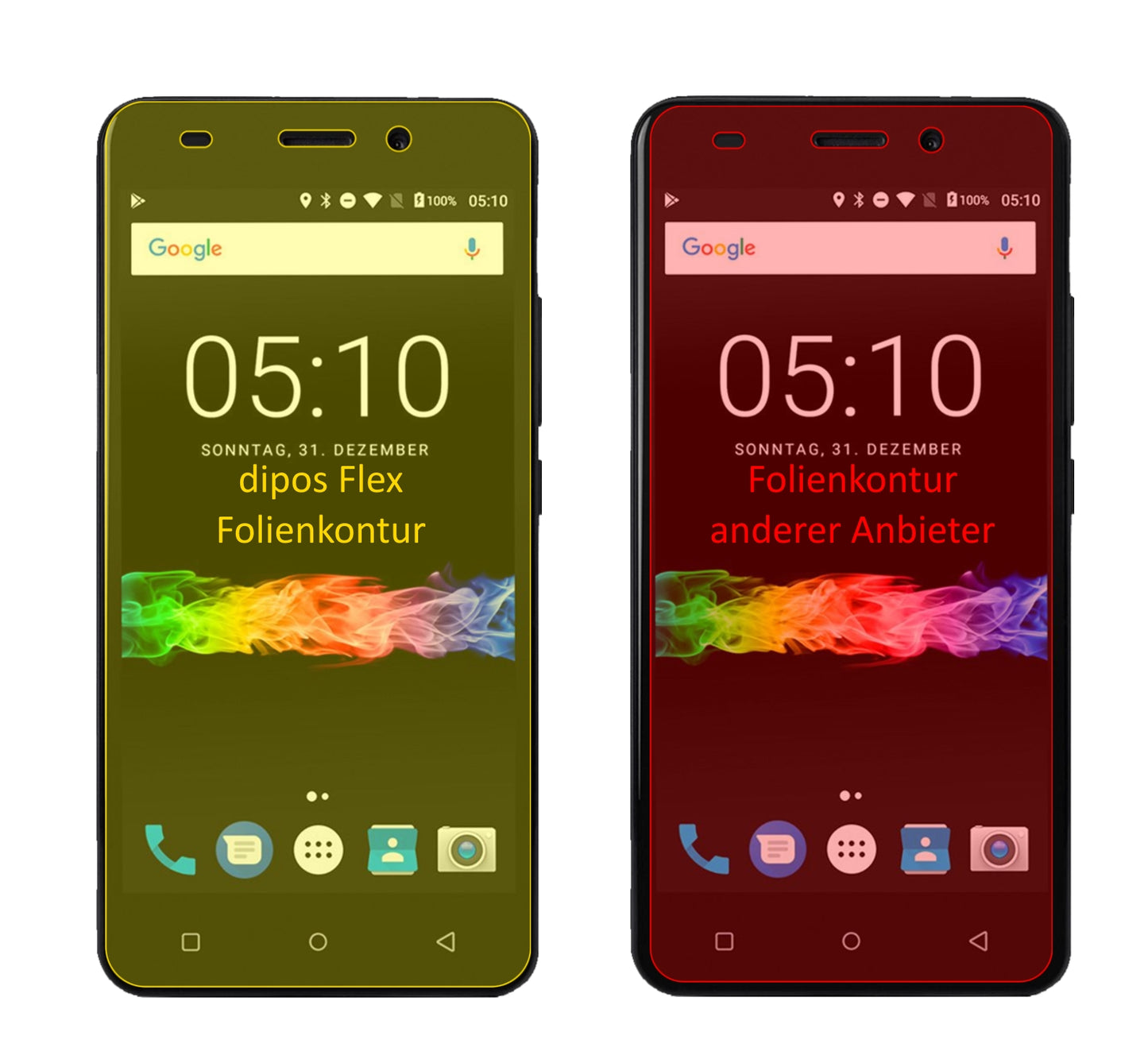 3D Full Cover Displayschutzfolie: Case-freundlicher Schutz mit perfekter Passform für dein Display.