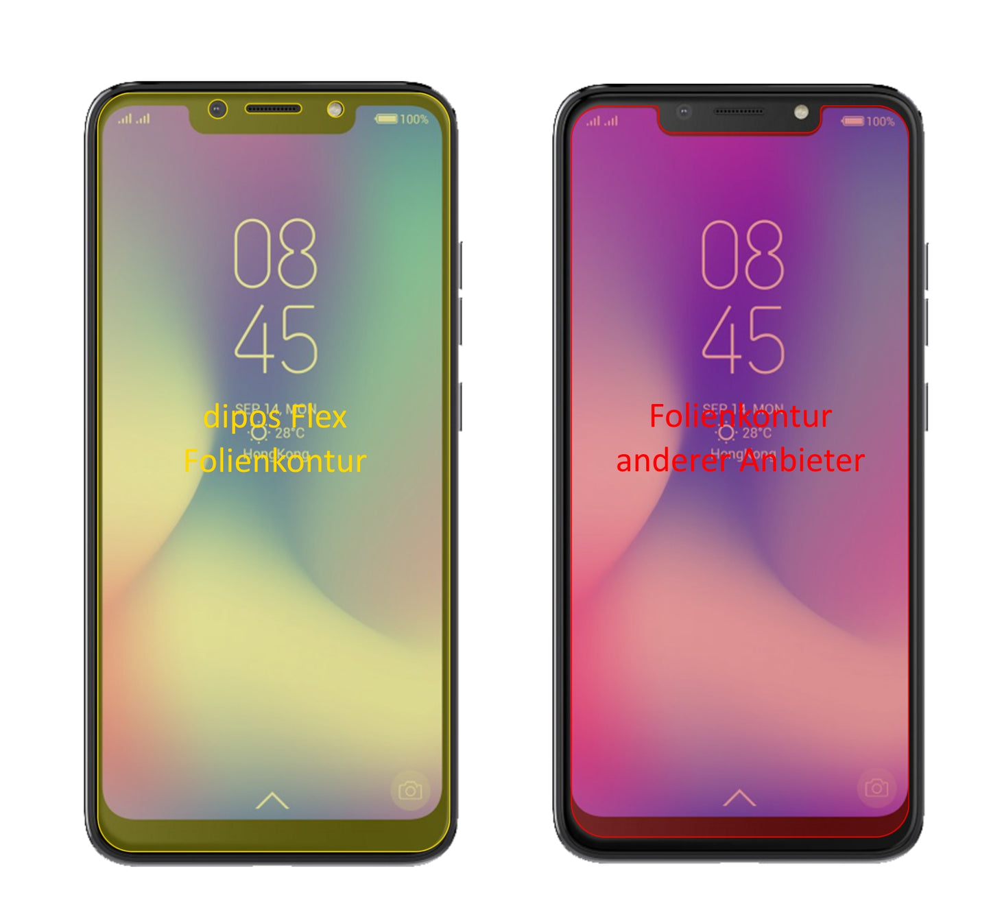 3D Full Cover Displayschutzfolie: Case-freundlicher Schutz mit perfekter Passform für dein Display.