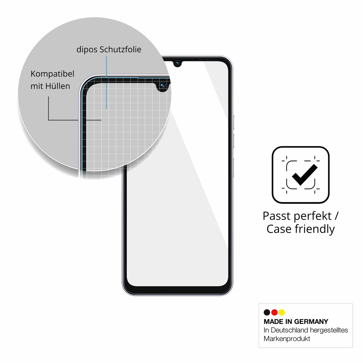 4x Schutzfolie klar für Tecno Spark Go 3 Display-Schutzfolie