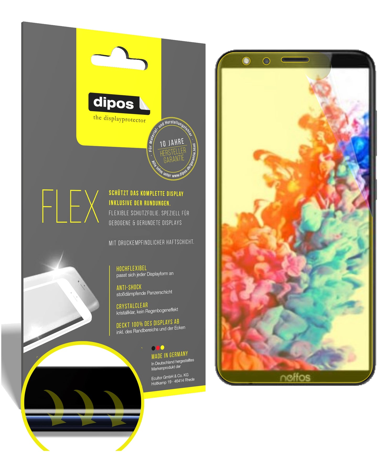 3D Full Cover Displayschutzfolie: Case-freundlicher Schutz mit perfekter Passform für dein Display.