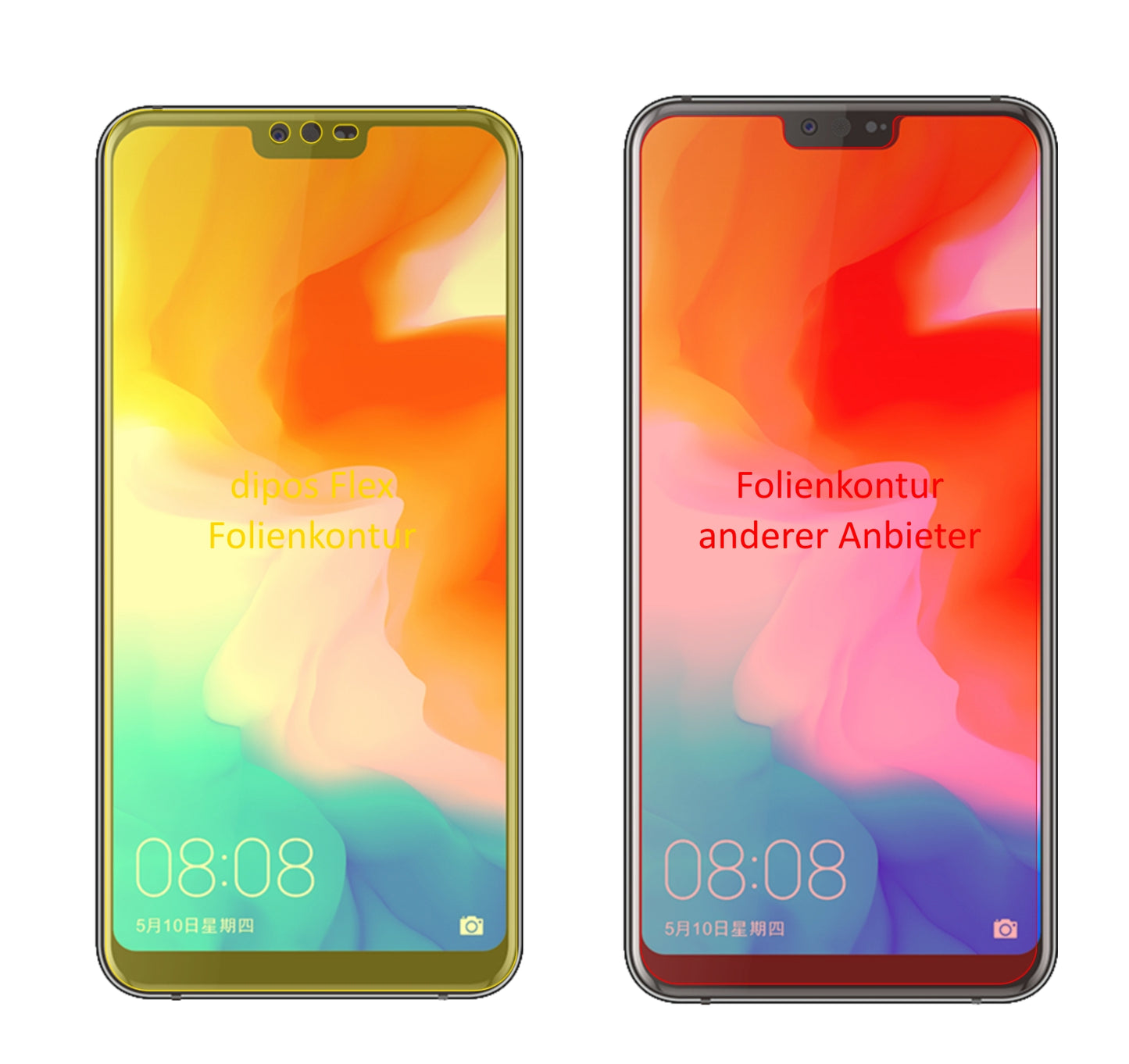 3D Full Cover Displayschutzfolie: Case-freundlicher Schutz mit perfekter Passform für dein Display.