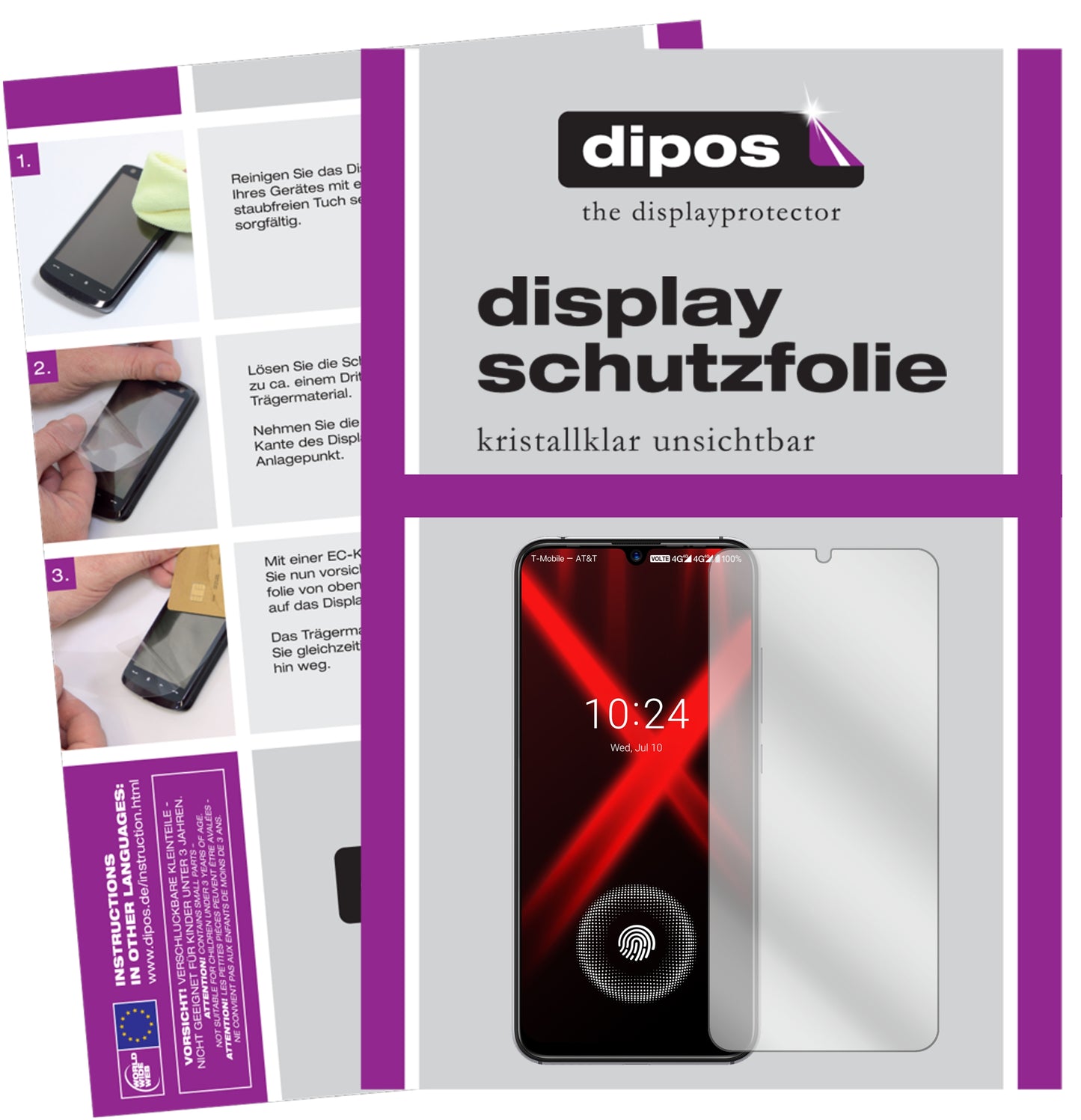 Kristallklare, dünne Schutzfolie: Kratzfest & passgenau für Umidigi-X