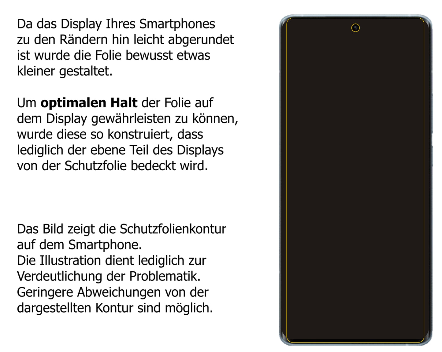 Blickschutzfolie für Vivo iQOO Neo5 S matt Schutzfolie Privacy