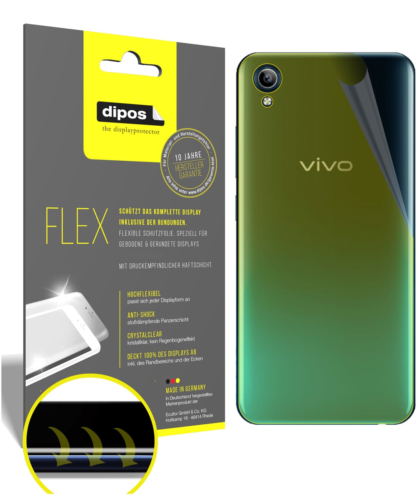 3D Full Cover Displayschutzfolie: Case-freundlicher Schutz mit perfekter Passform für dein Display.