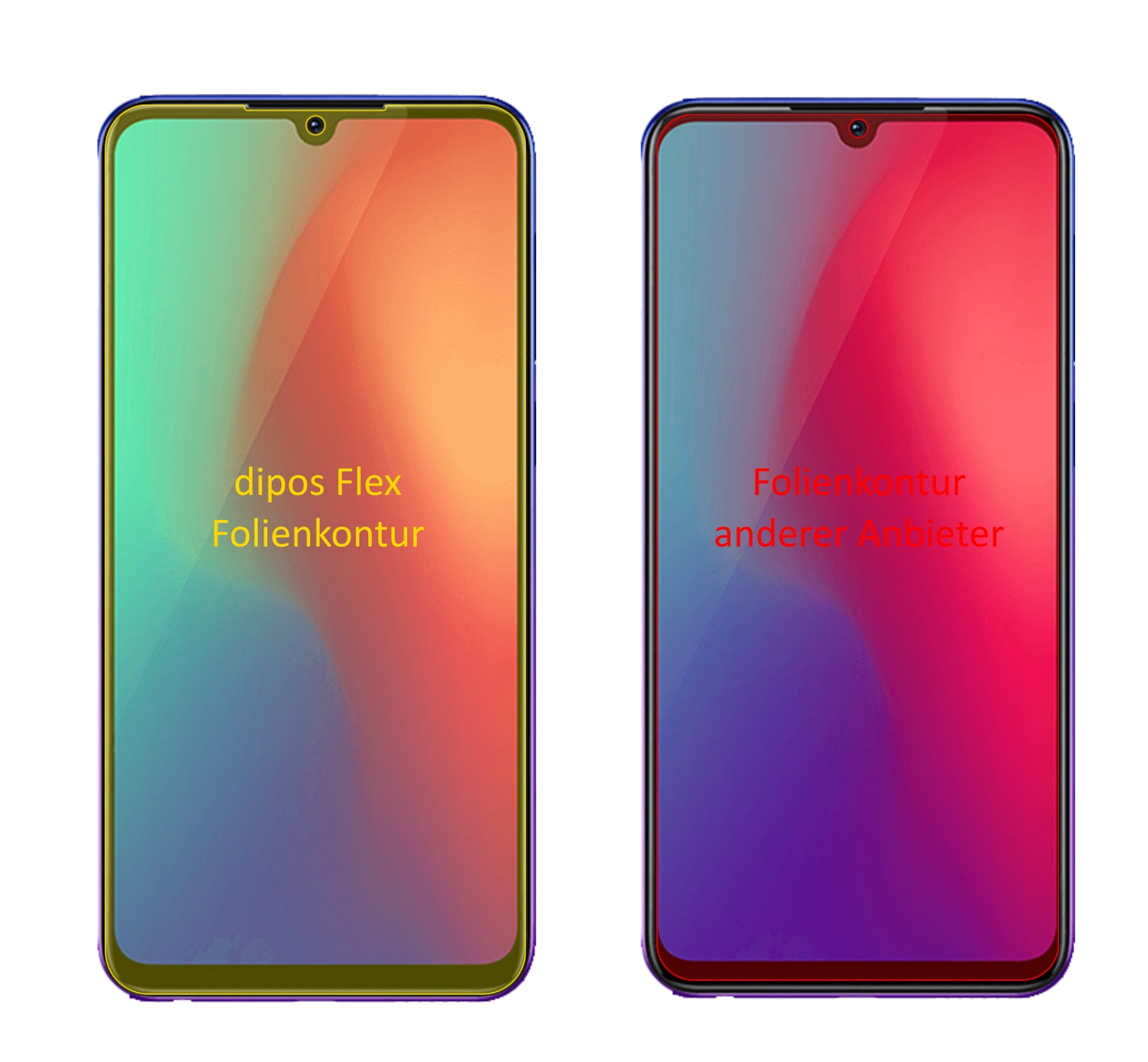 3D Full Cover Displayschutzfolie: Case-freundlicher Schutz mit perfekter Passform für dein Display.