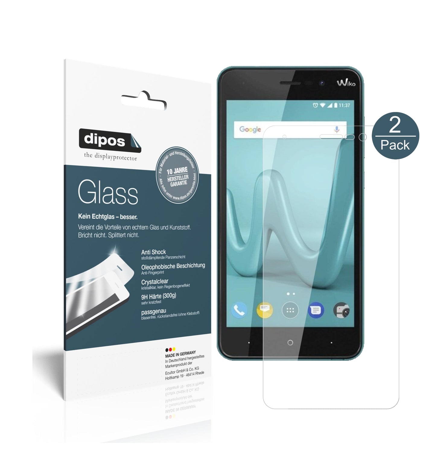 Perfekte Passform und ultimative Qualität: Unser 9H Panzerglas bietet Schutz für Wiko-Lenny 4