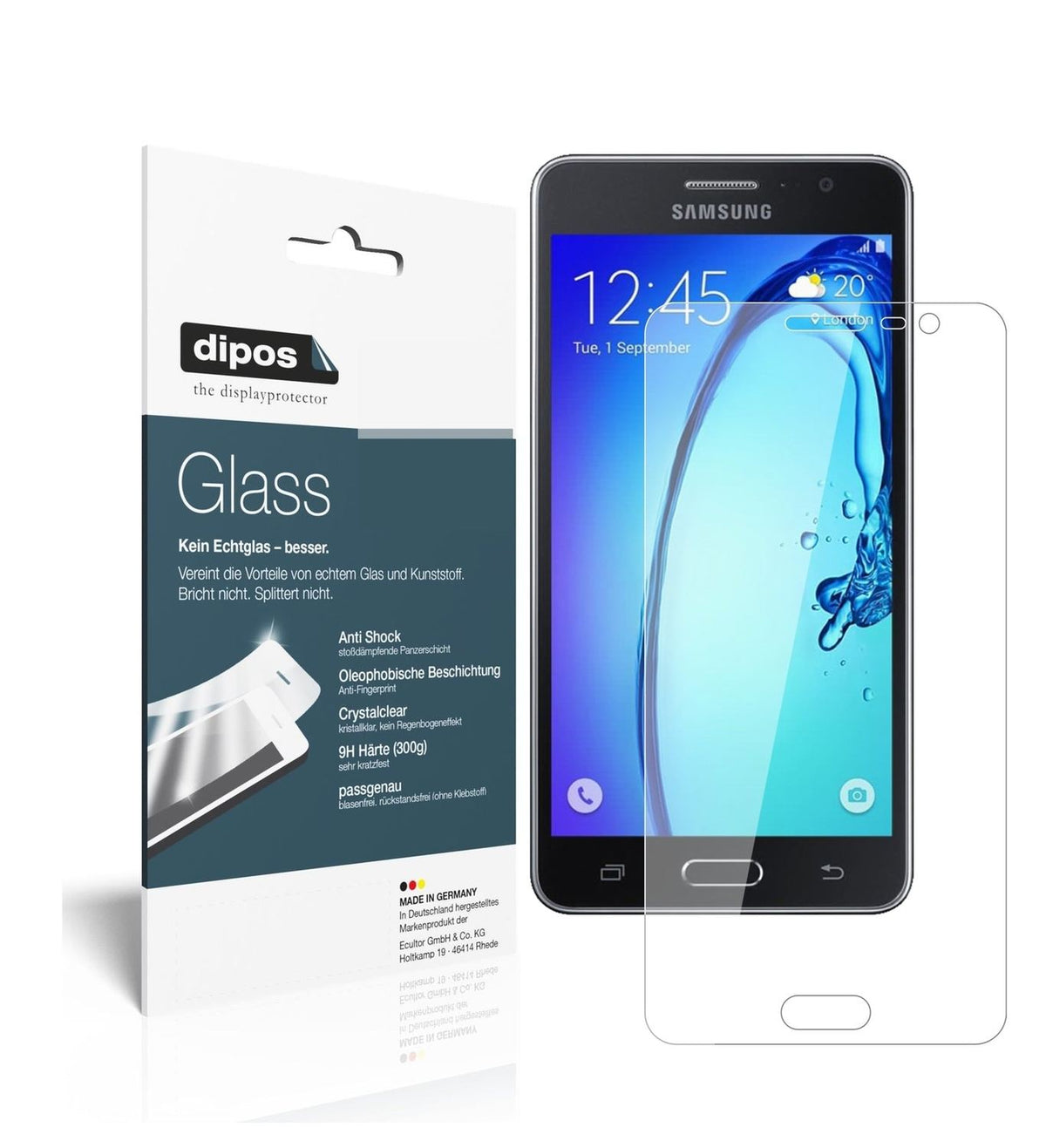 1x 9H Schutzfolie für Samsung Galaxy On6 Panzerfolie