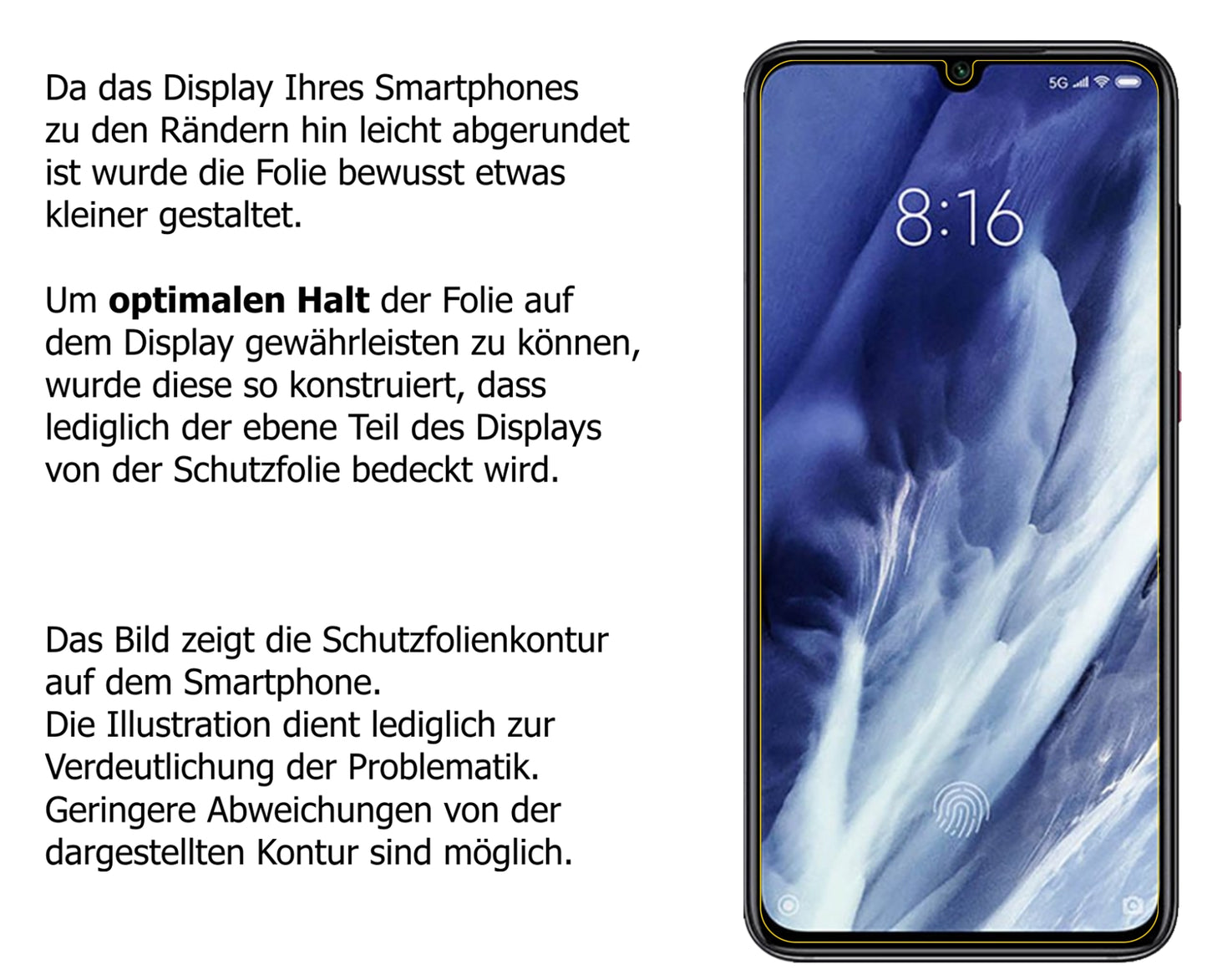 2x Schutzfolie klar für Xiaomi Mi 9 Pro 5G Display-Schutzfolie