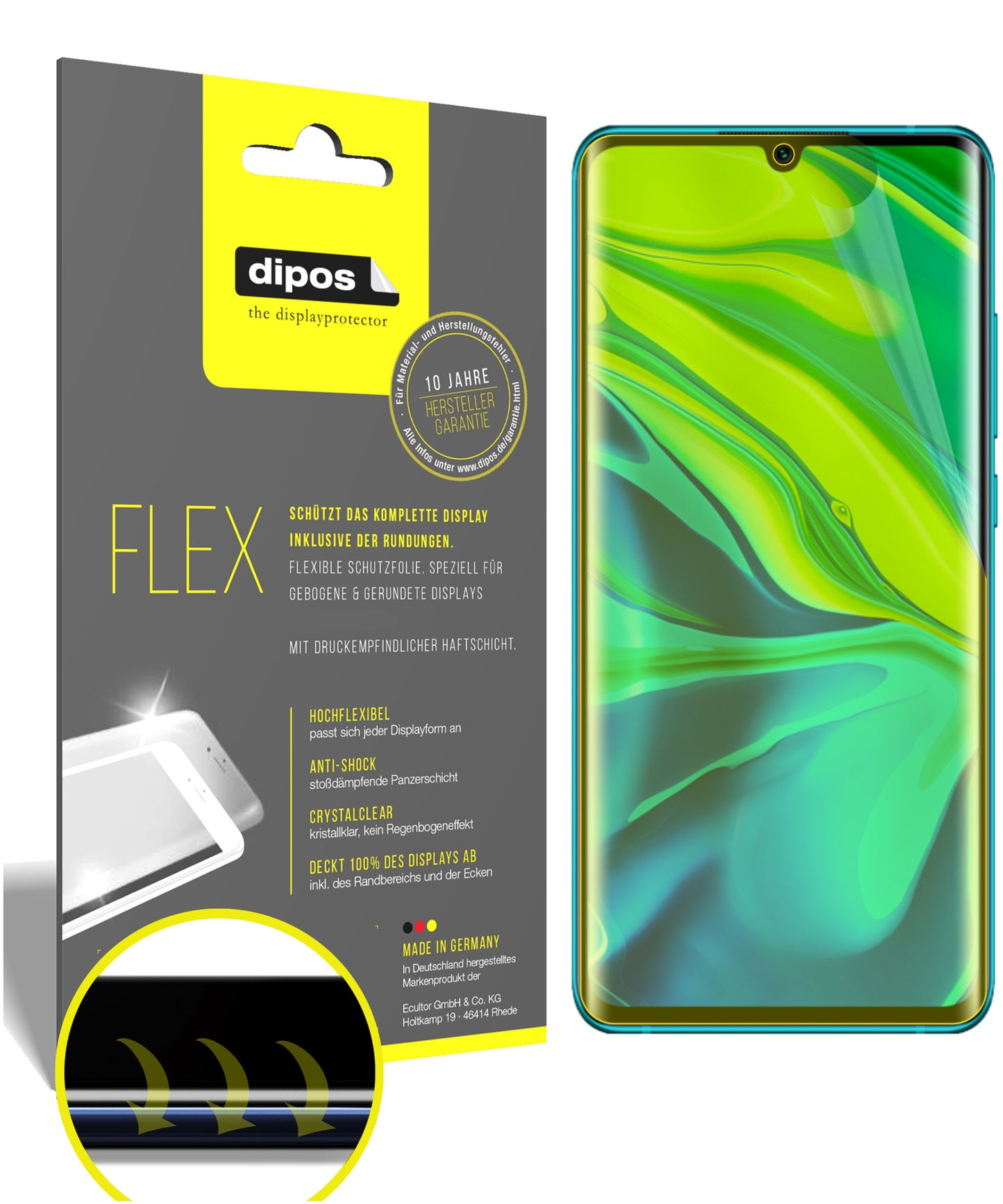 3D Full Cover Displayschutzfolie: Case-freundlicher Schutz mit perfekter Passform für dein Display.