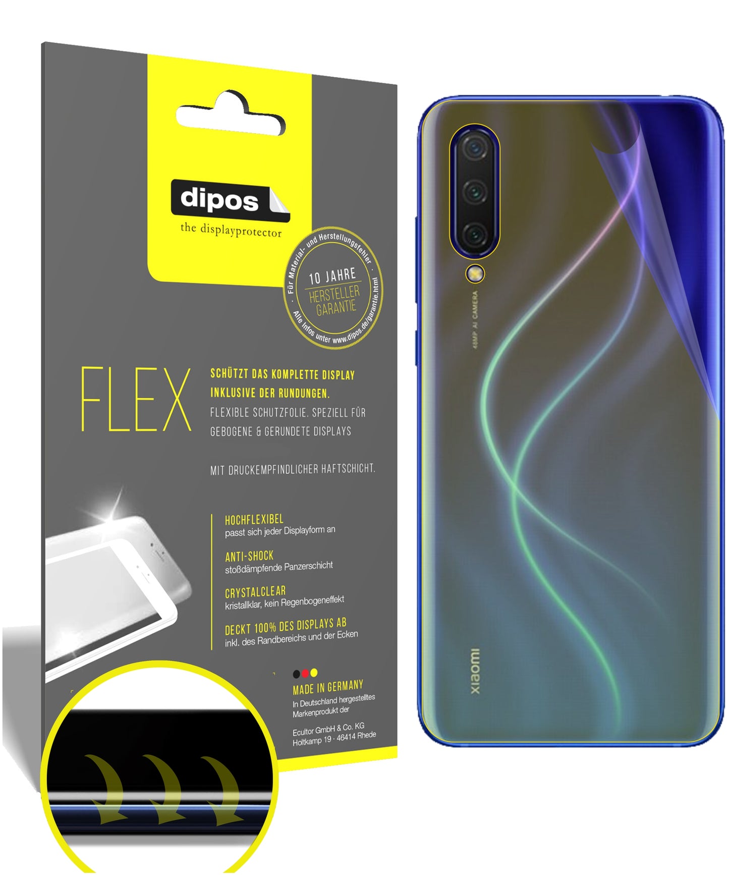 3D Full Cover Displayschutzfolie: Case-freundlicher Schutz mit perfekter Passform für dein Display.