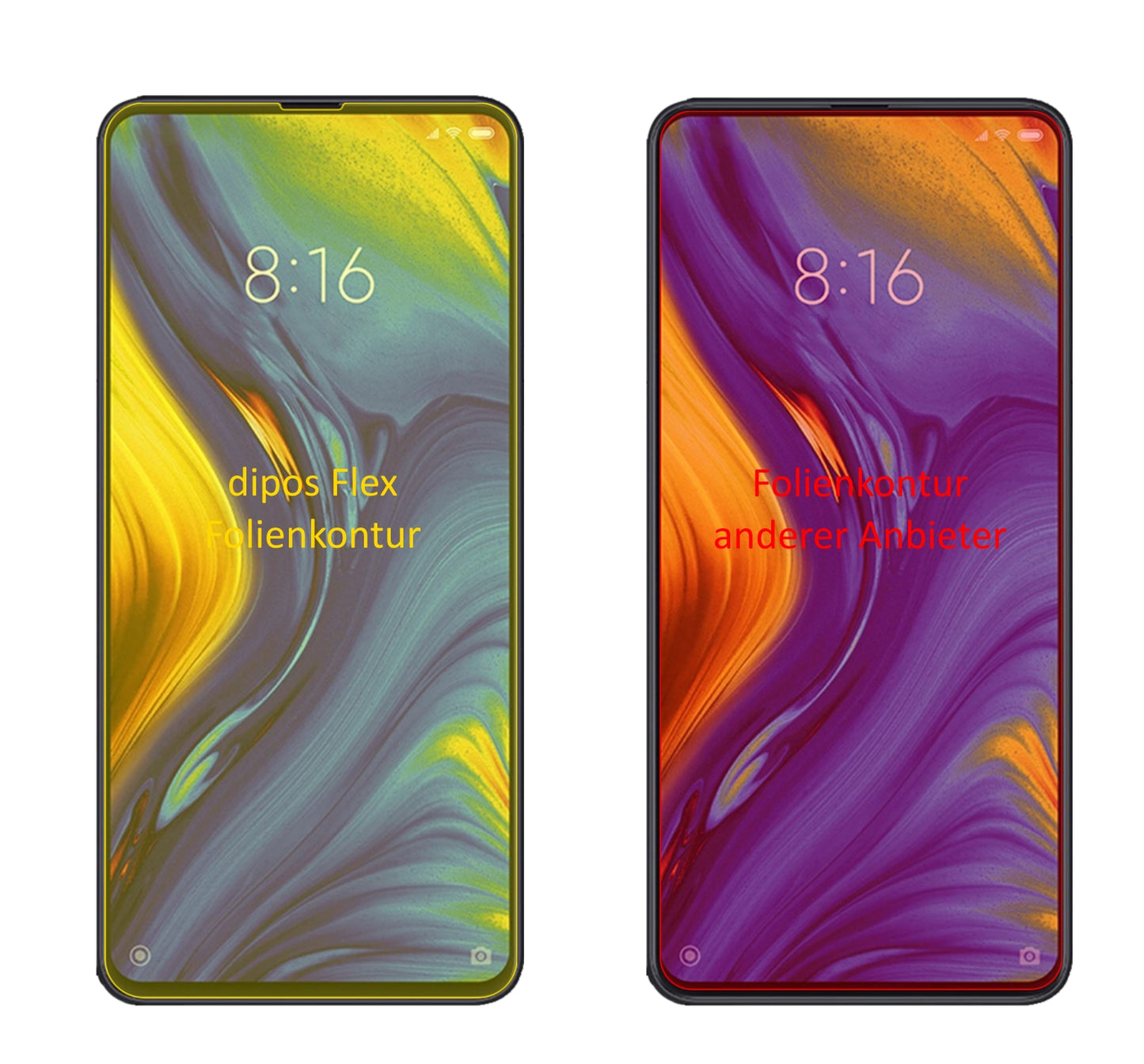 3D Full Cover Displayschutzfolie: Case-freundlicher Schutz mit perfekter Passform für dein Display.