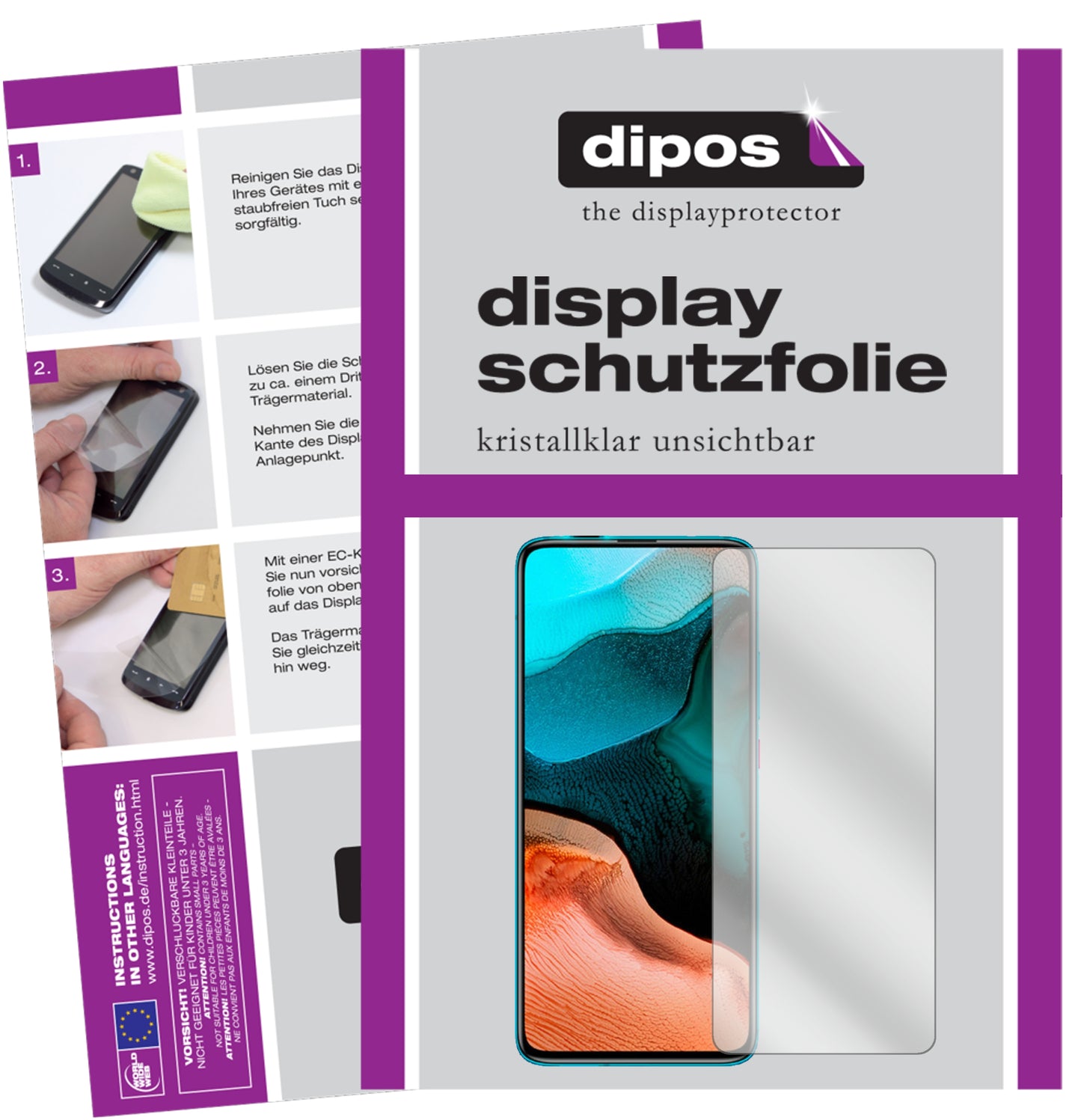Kristallklare, dünne Schutzfolie: Kratzfest & passgenau für Xiaomi-Redmi K30 Pro Zoom