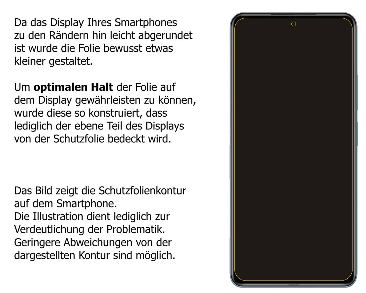1x Schutzfolie klar für Xiaomi Redmi K40 Pro Display-Schutzfolie