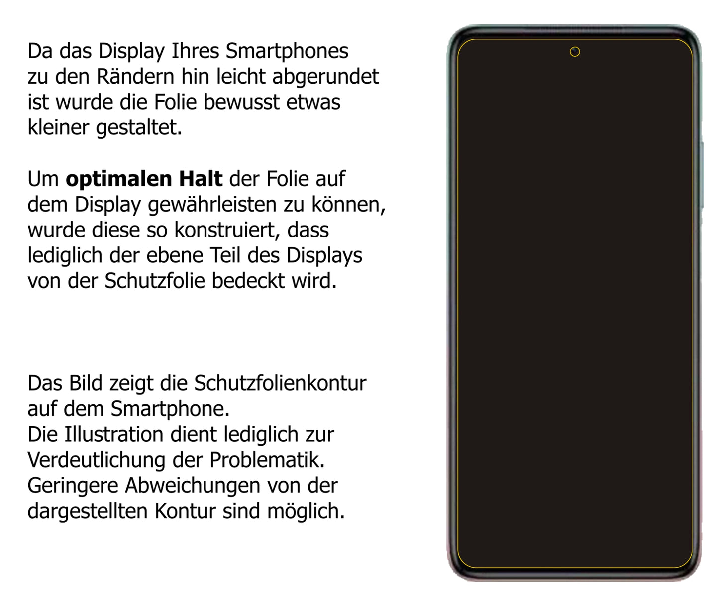 dipos Displayschutz für Xiaomi Redmi Note 11T, transparente Oberfläche, perfekte Passform auch für die Rundungen