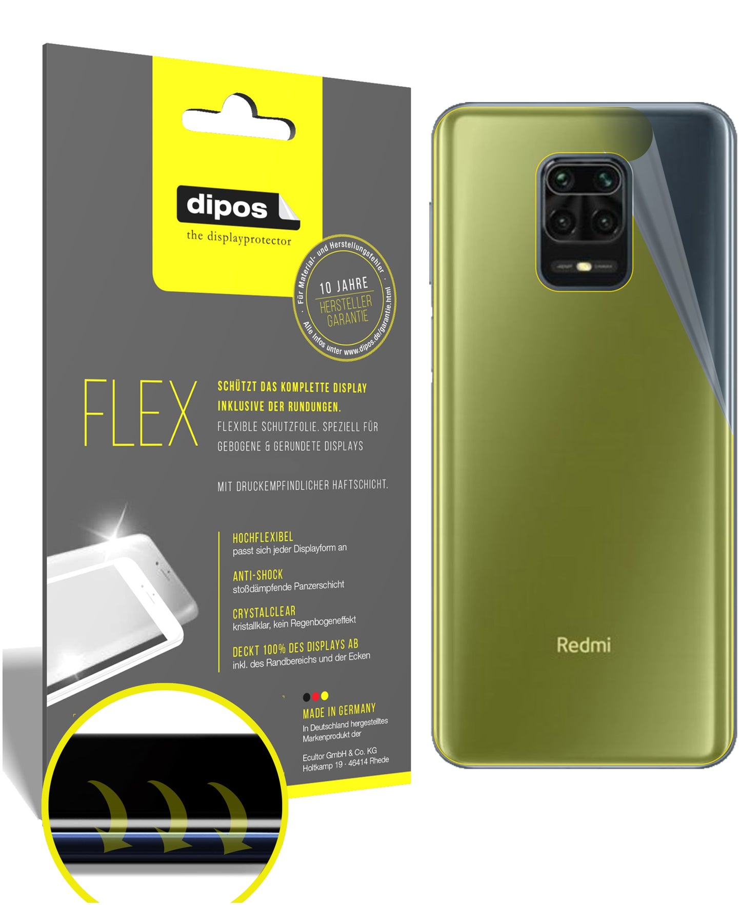 3D Full Cover Displayschutzfolie: Case-freundlicher Schutz mit perfekter Passform für dein Display.