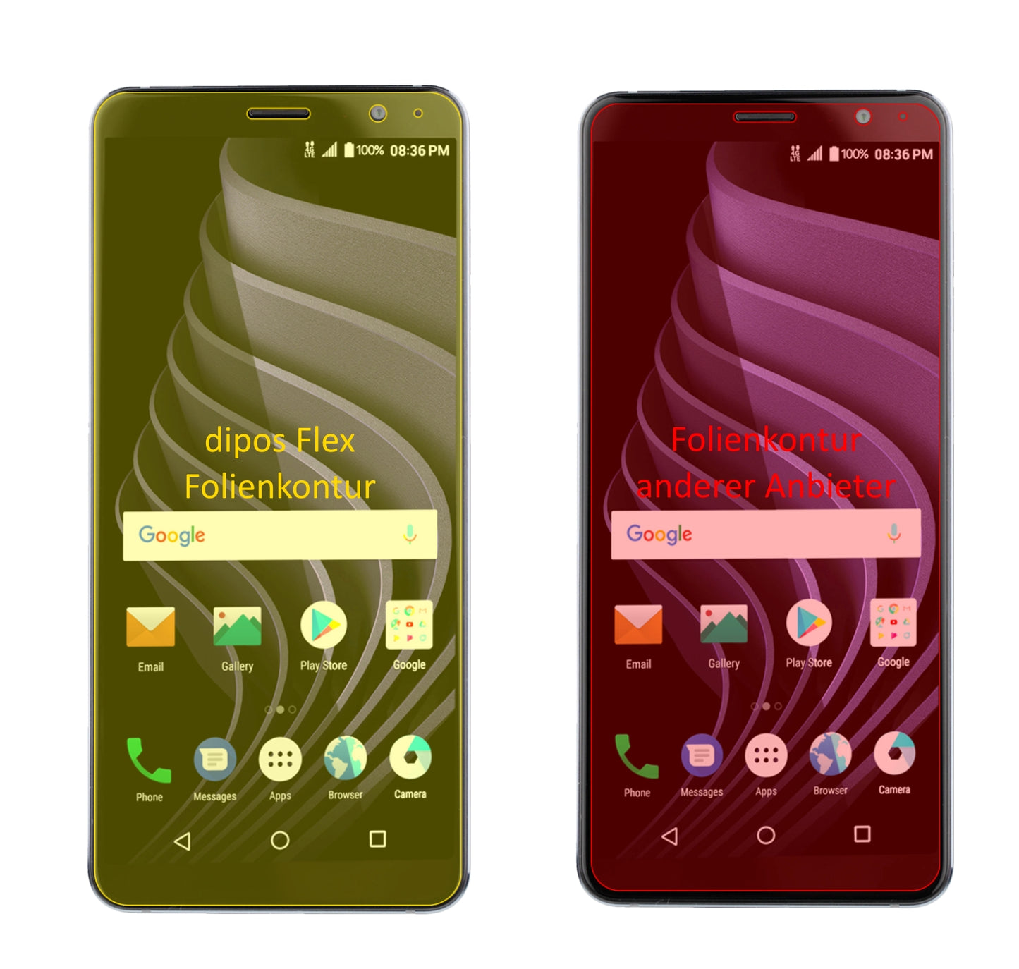 3D Full Cover Displayschutzfolie: Case-freundlicher Schutz mit perfekter Passform für dein Display.