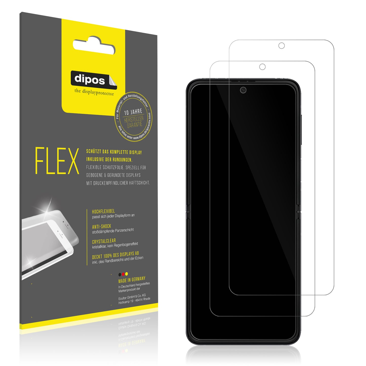 Displayschutzfolie passend für Samsung Galaxy Z Fold / Flip Reihe