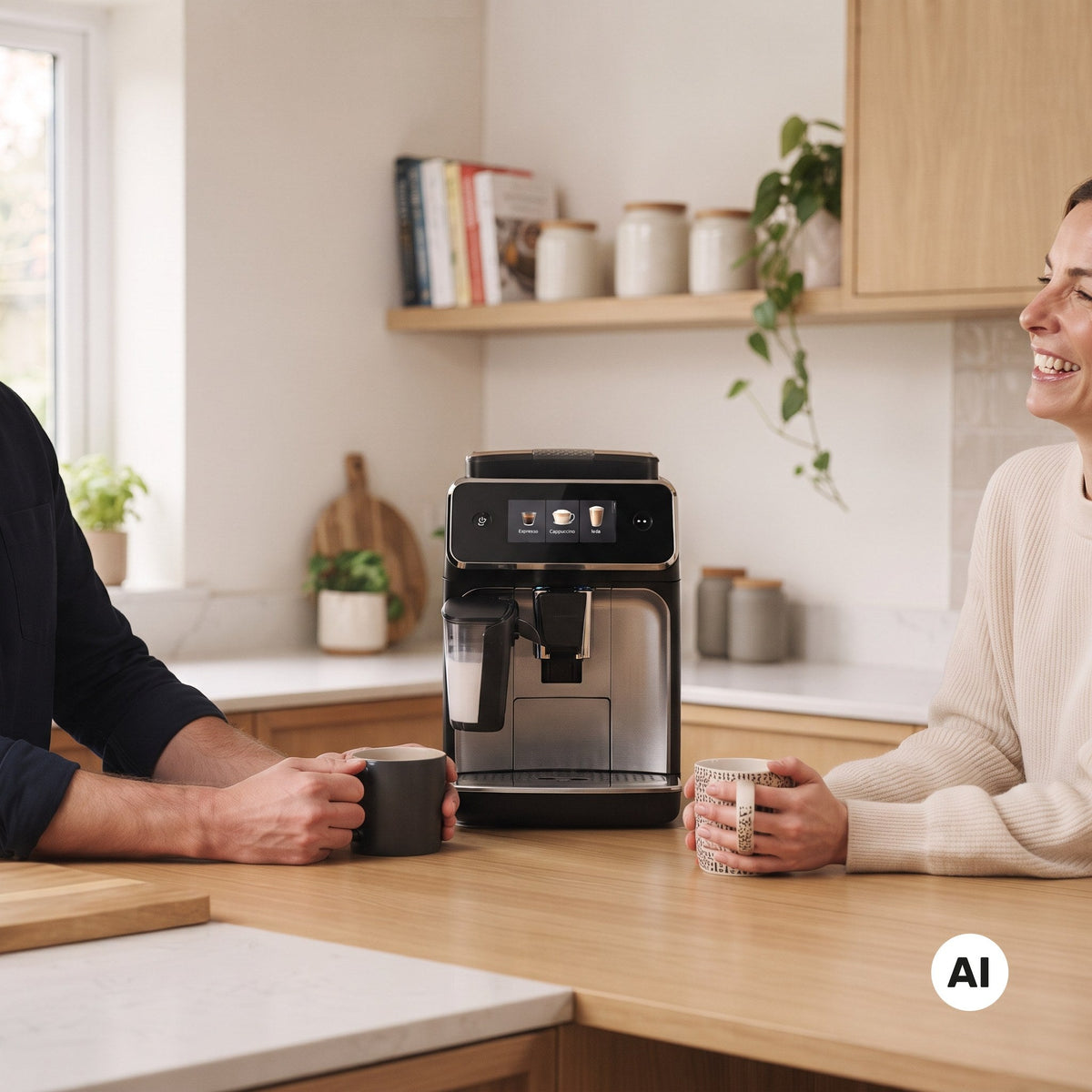 Kaffeemaschine-Schutzfolien – KI-generiertes Symbolbild