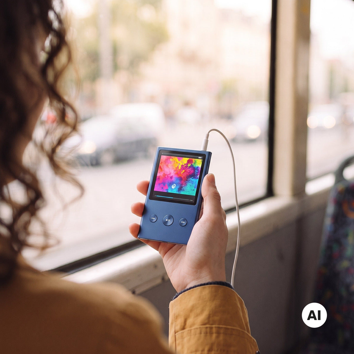 MP3-Player-Schutzfolien – KI-generiertes Symbolbild