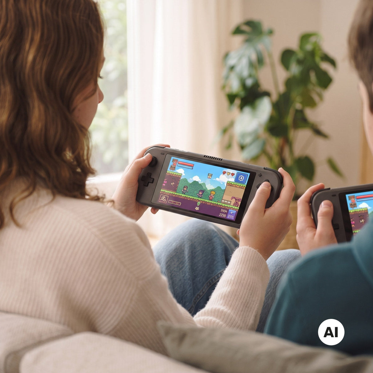 Spielkonsolen-Schutzfolien – KI-generiertes Symbolbild