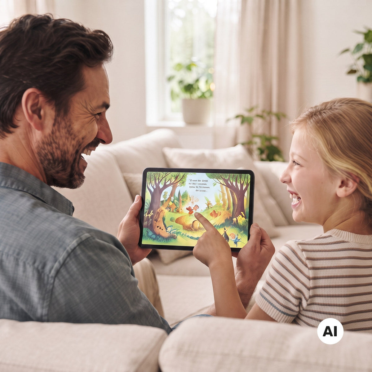 Tablet-Schutzfolien – KI-generiertes Symbolbild