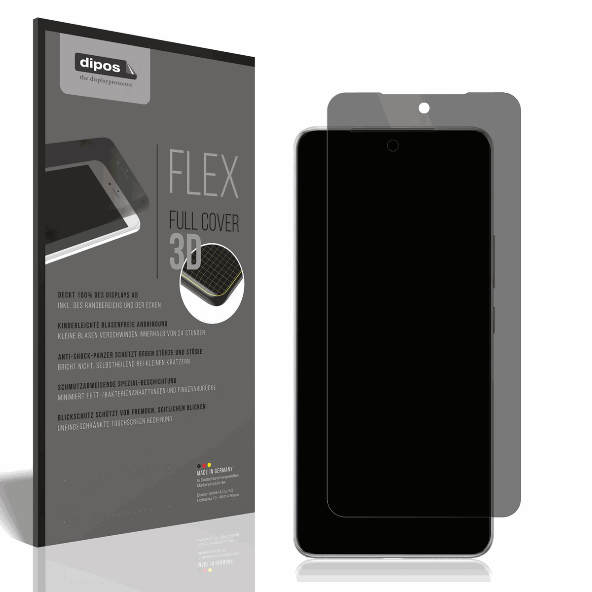 Full Cover Privacy Blickschutzfolie für Vivo Y300 Pro