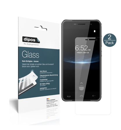 2x 9H Schutzfolie für HOMTOM HT37 Pro Panzerfolie