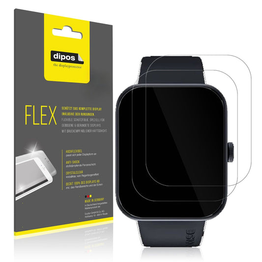 1x 3D Full Cover Schutzfolie für Noise ColorFit Pulse Go Buzz