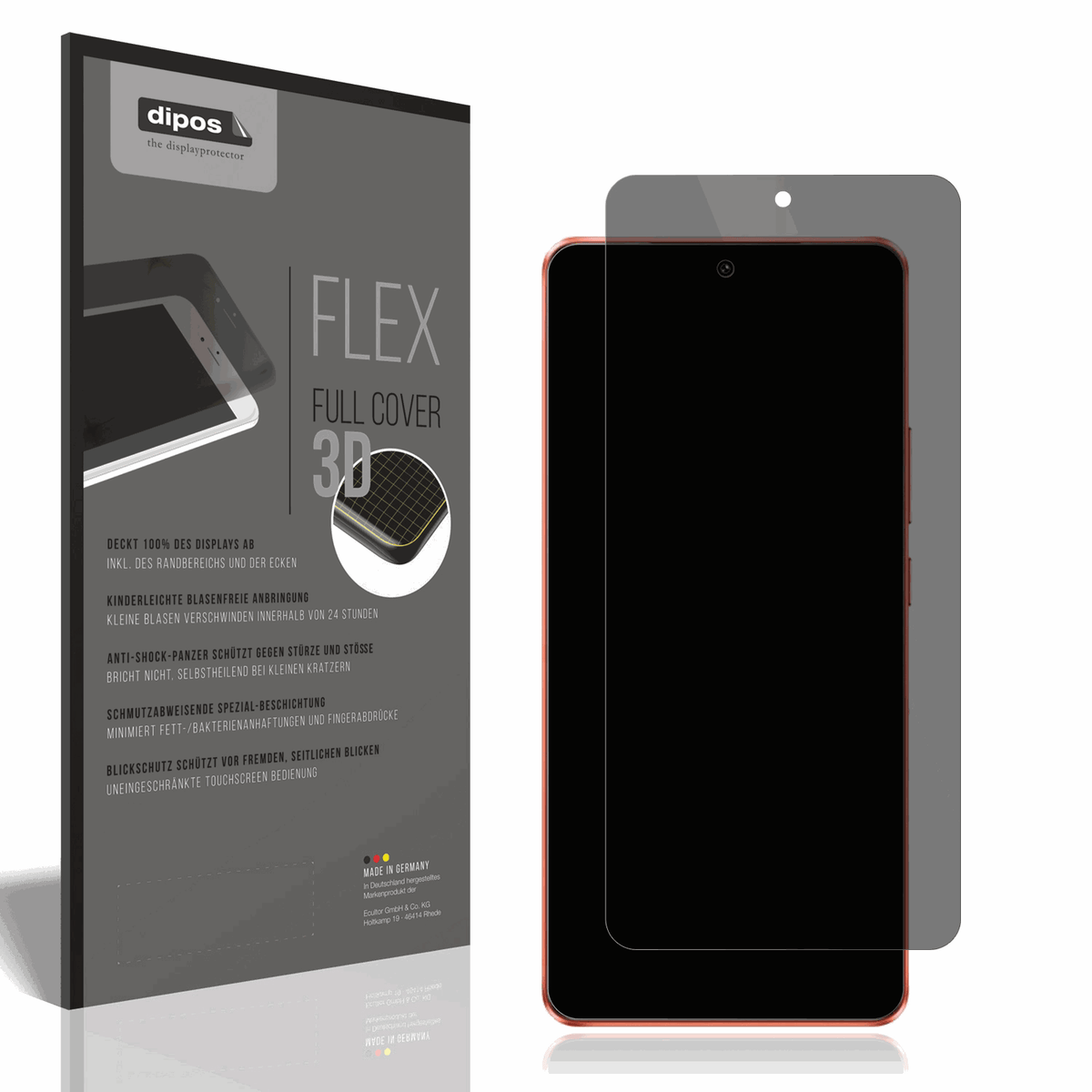 Full Cover Privacy Blickschutzfolie für iQOO Neo 10