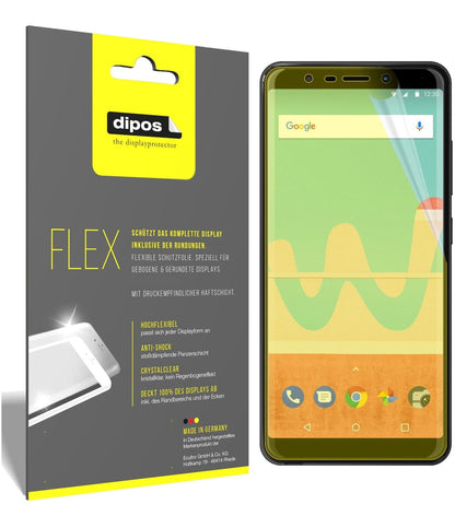2x 3D Full Cover Schutzfolie für Wiko View Go