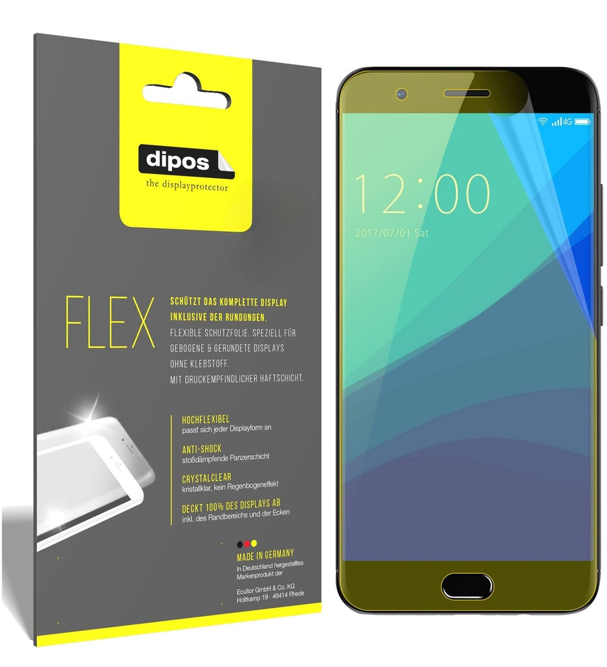3x 3D Full Cover Schutzfolie für Umidigi C2